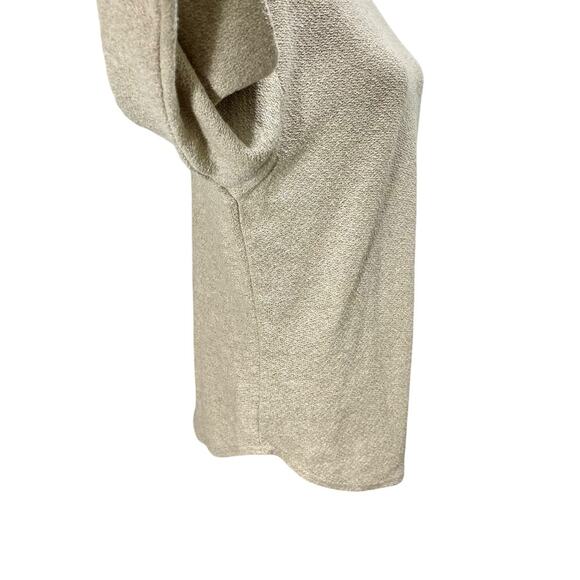 Vintage 1990s Green Brand Oatmeal Marled Knit Sweater XL - Picture 5 of 14